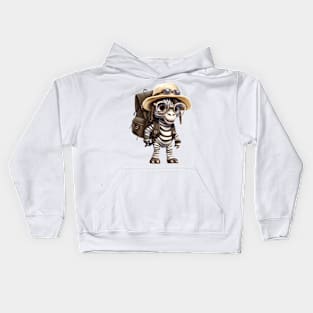 Back To School Zebra Kids Hoodie